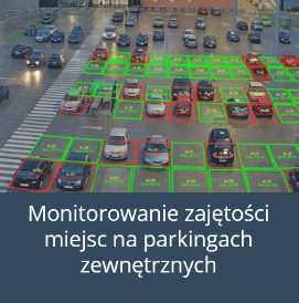 monitorowanie zewnętrznych miejsc parkingowych